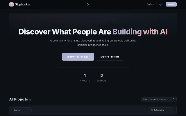 Slophunt.ai – Come post your vibe coded projects