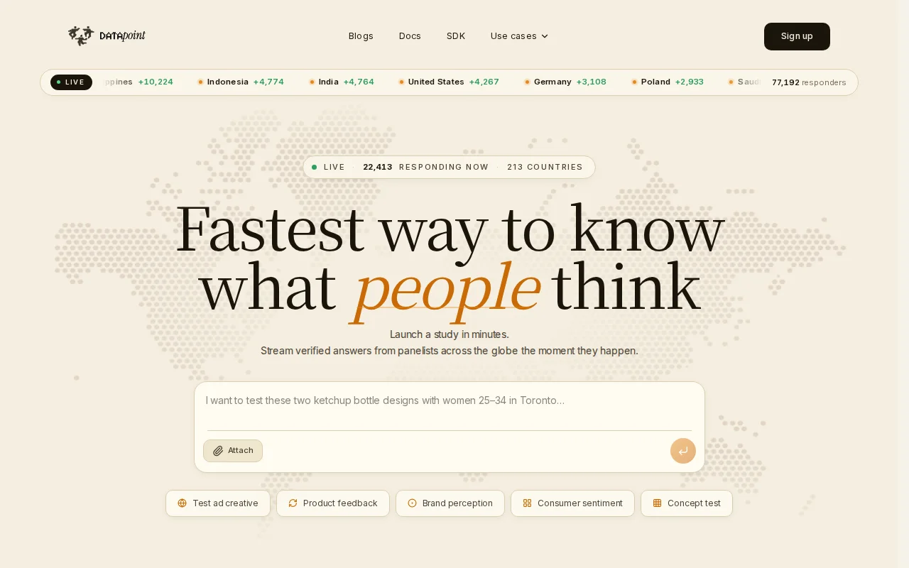 Datapoint AI – Make Something People Want, but Ask Them First