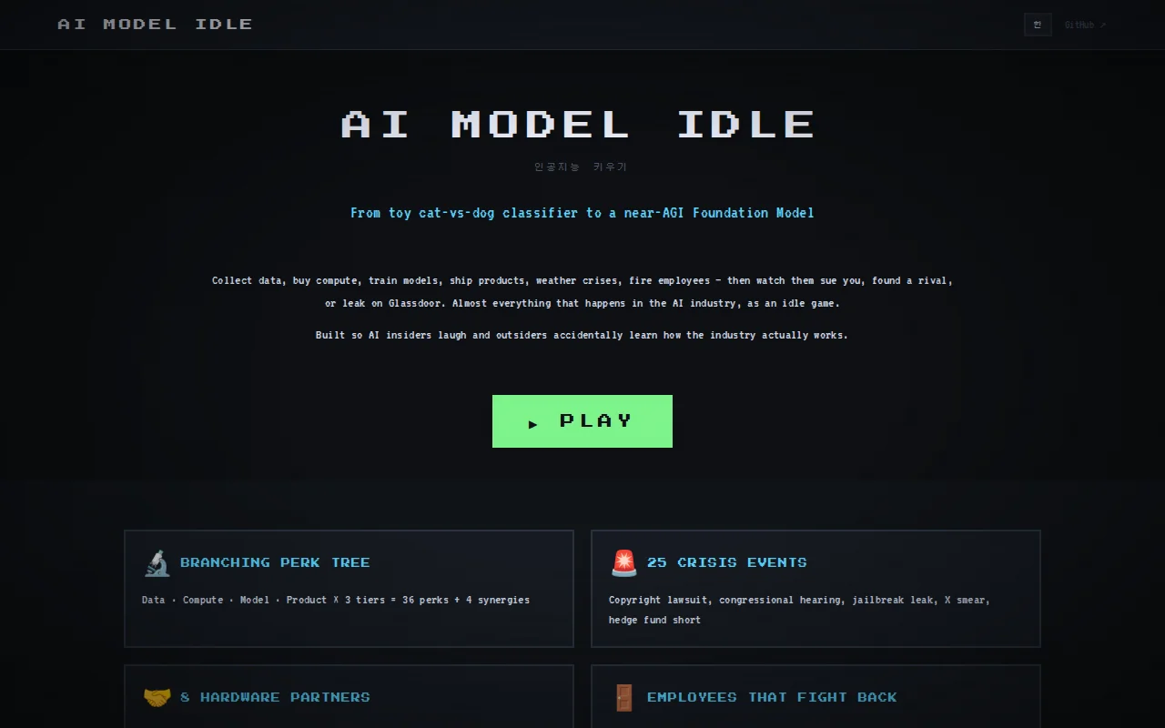 A satirical idle game about running an AI startup