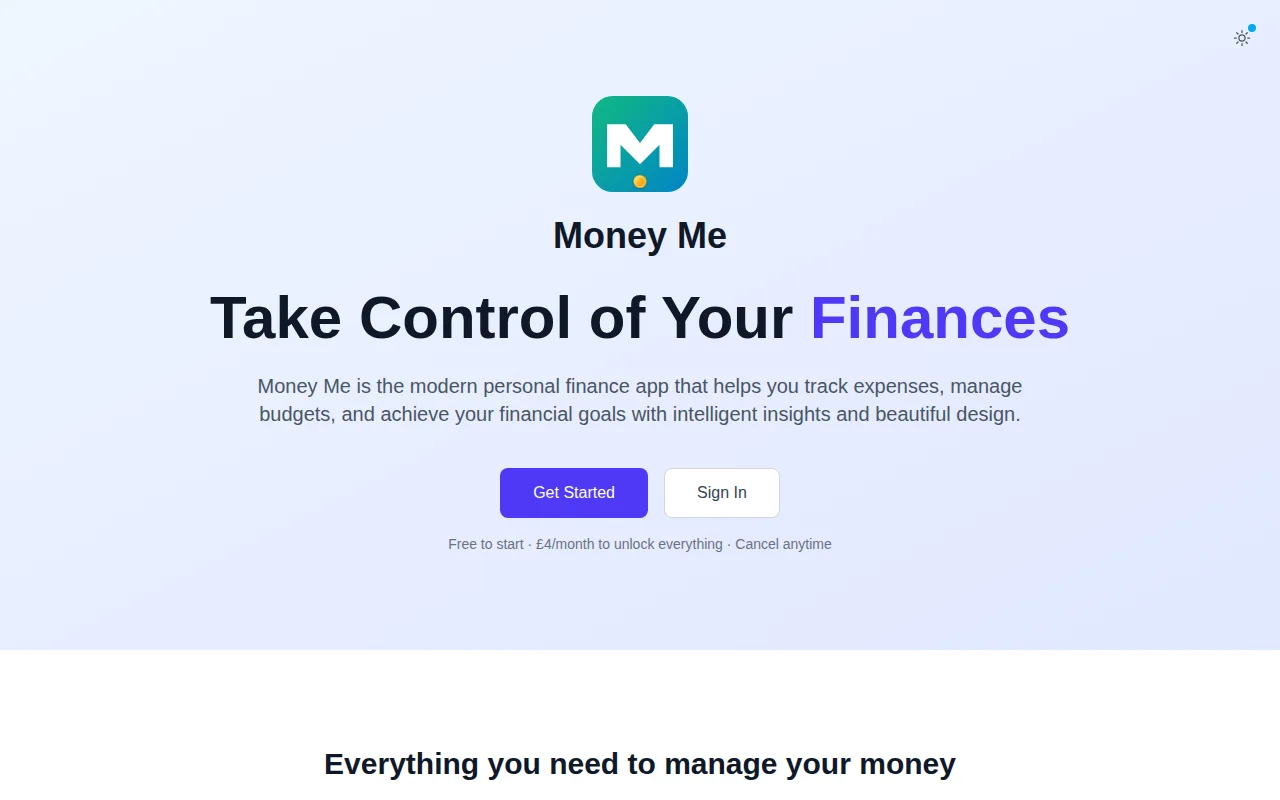 Money Me – finance app that shows your actual spendable balance