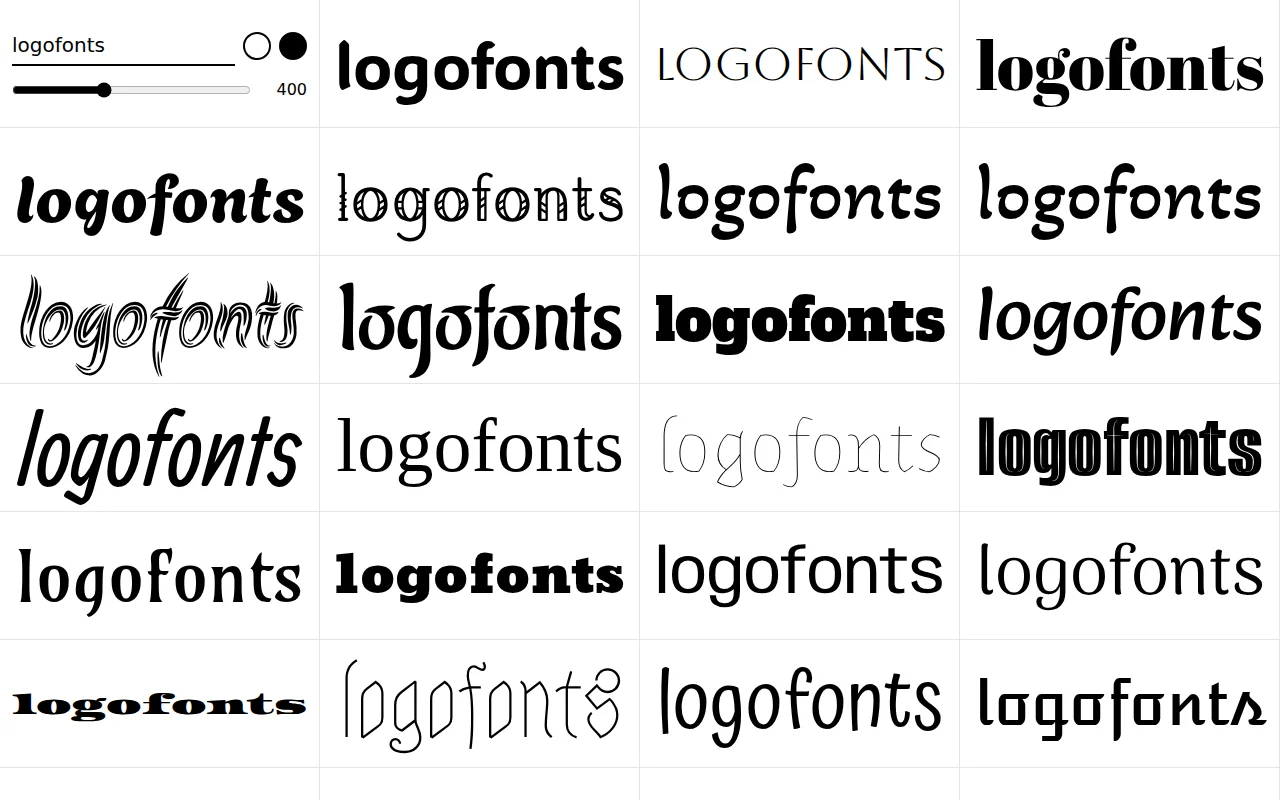 Logo Fonts