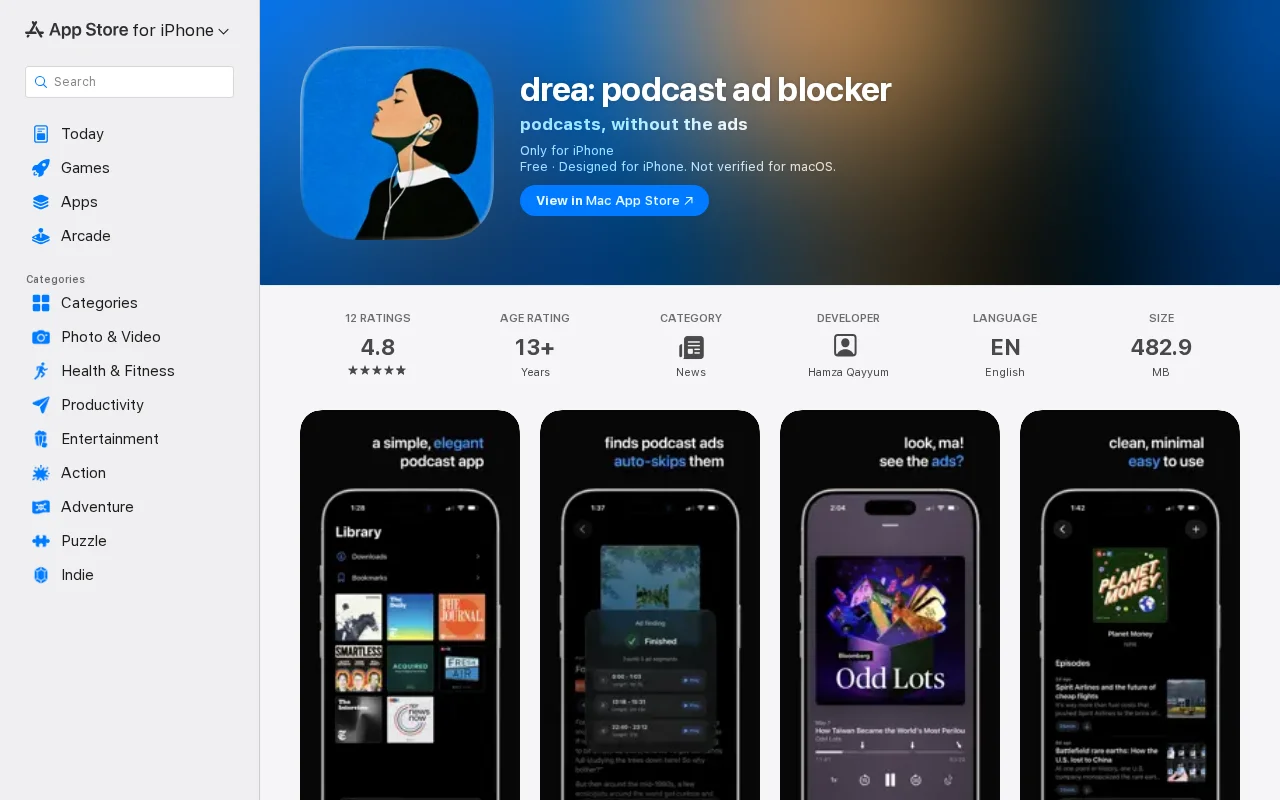 The first (free) podcast ad blocker