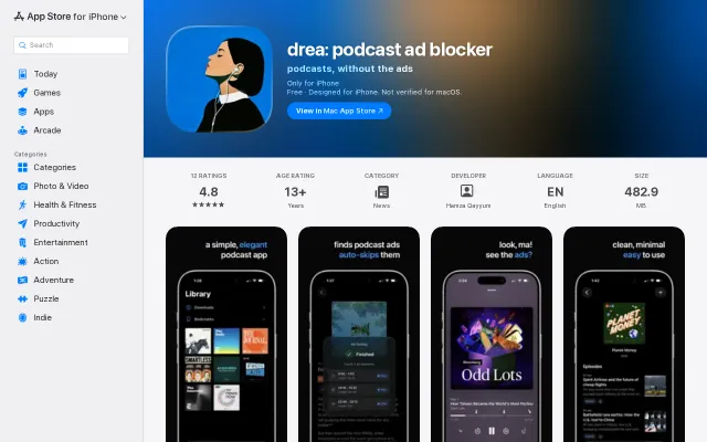 The first (free) podcast ad blocker