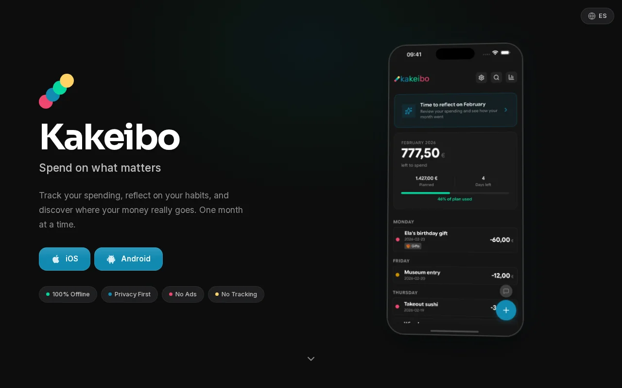 Kakeibo – a simple budget tracking app for simple people