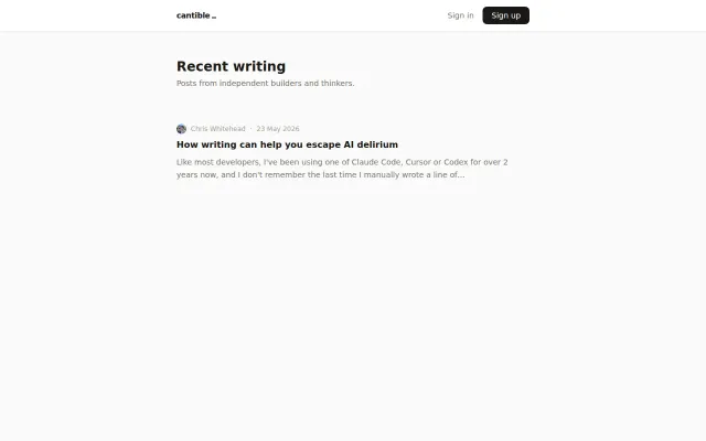 Show off your software products and gather a newsletter following
