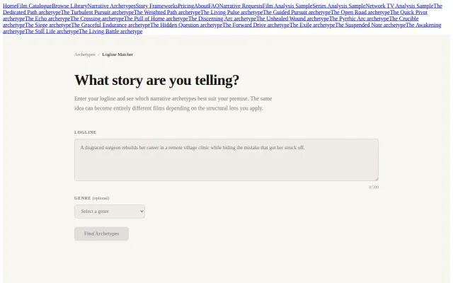 What story are you telling? (narrative archetypes tool)