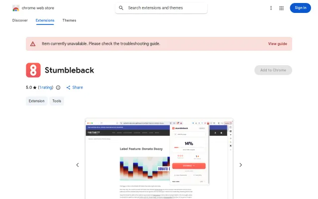 Stumbleback – A fun way to get through your reading list