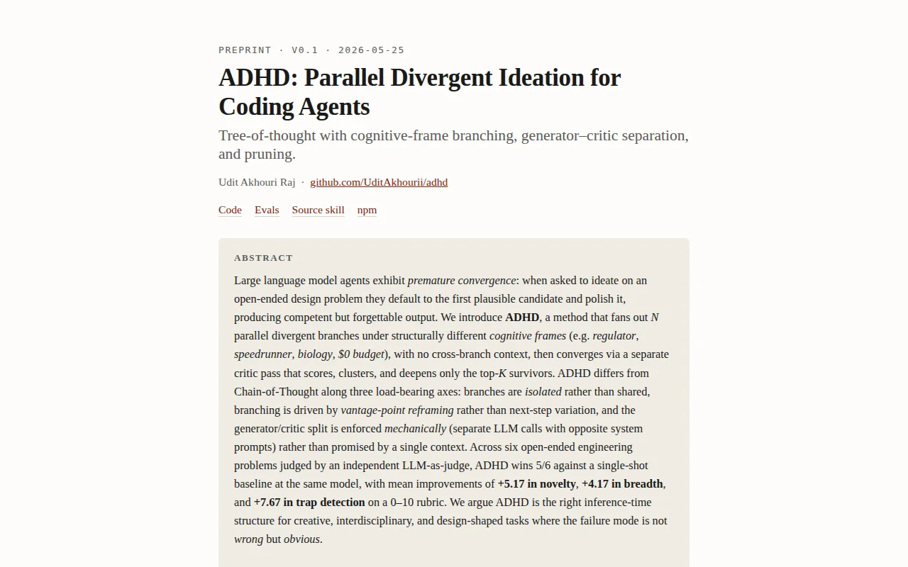 Gave Claude Code ADHD.. Now it thinks 3x better