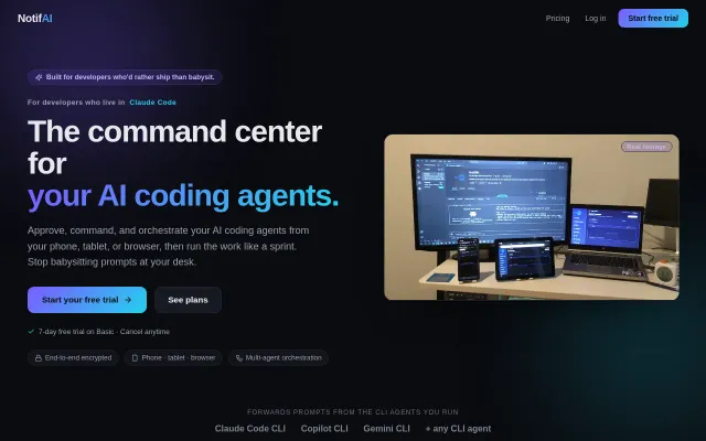 Approve Claude CLI prompts from the browser, phone, or tablet