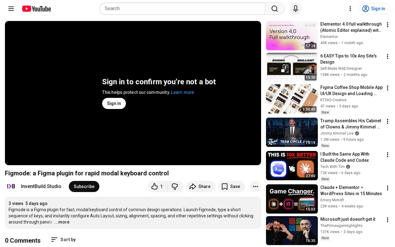 I made a vi-like modal keyboard plugin for Figma