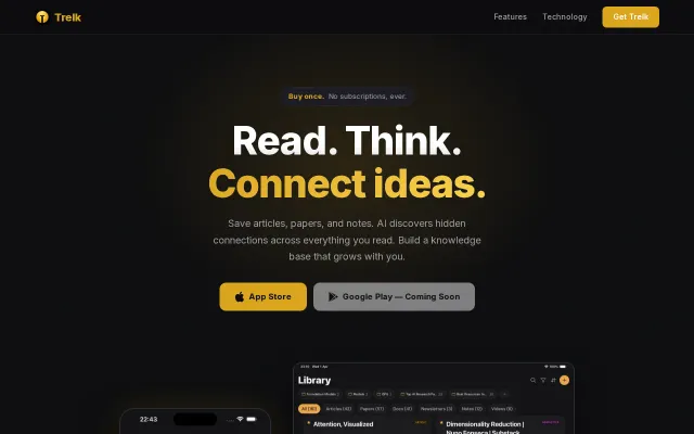 Trelk – Read, Think, Connect