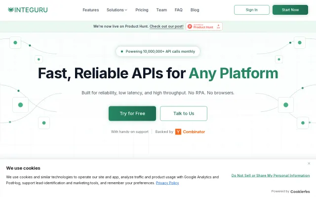 Integuru – Integrate with platforms via the source code