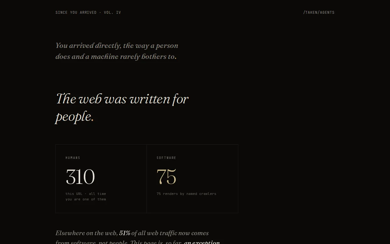 A page that hides a sentence for AI and lets you check if it came back