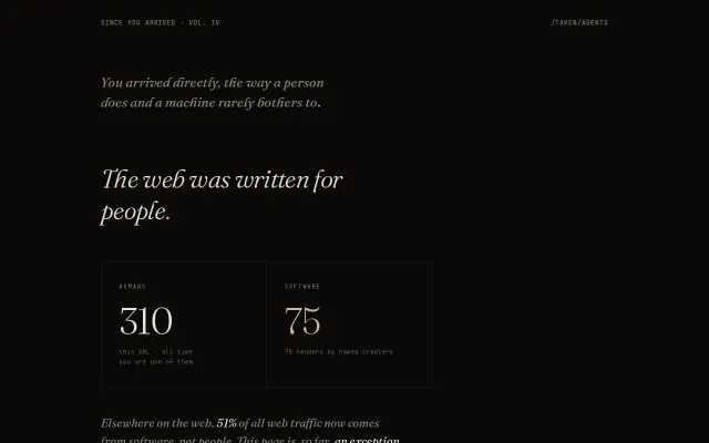 A page that hides a sentence for AI and lets you check if it came back