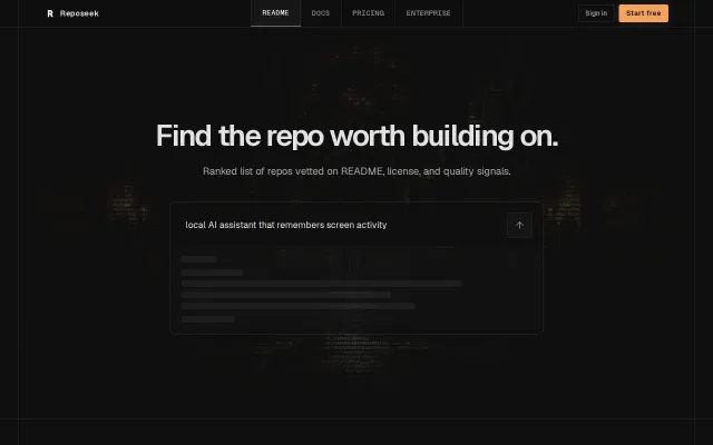I built a better GitHub search that rank repos by what matters