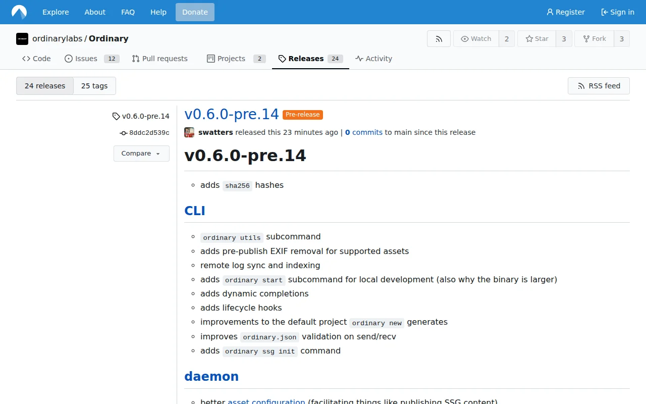 V0.6.0-pre.14 hopefully the last release before v0.6.0