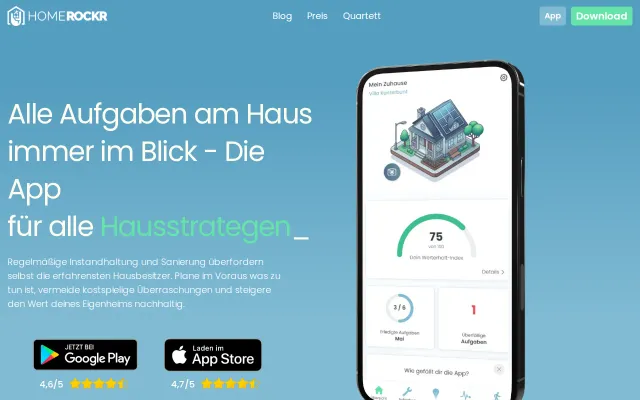 Homerockr – Home maintenance tracker to prevent costly repairs