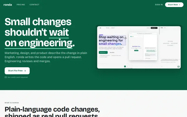 Ronda lets non-technical users safely edit your webapp