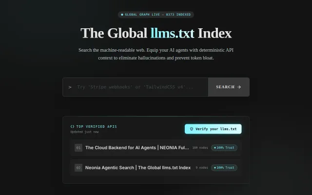 The Global Llms.txt Index