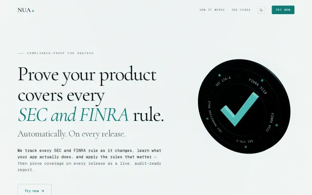 NUA an agent that tests for product correctness
