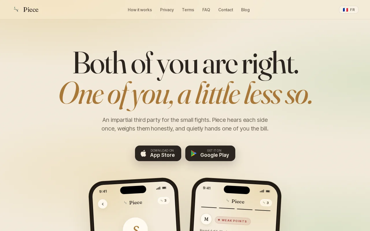 an AI that settles small couple arguments
