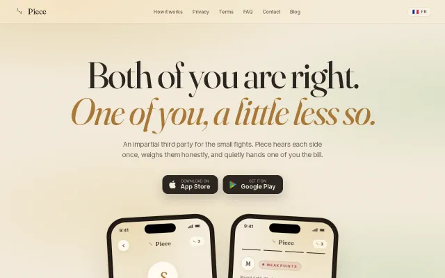 an AI that settles small couple arguments
