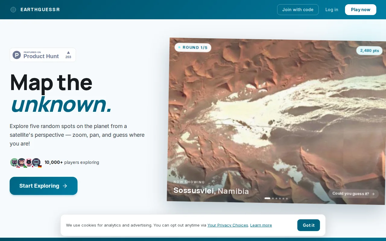 EarthGuessr – Guess locations from satellite imagery
