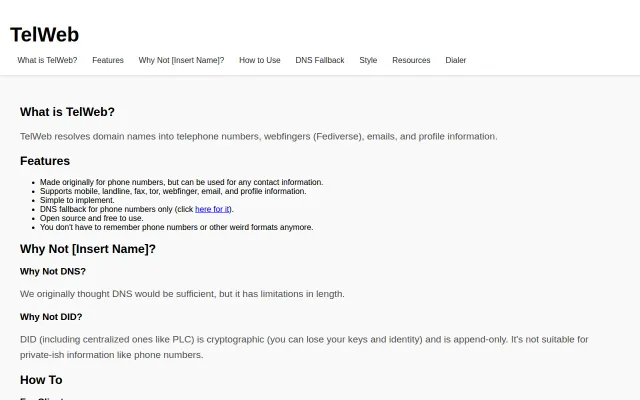 I Made a Way to Resolve Websites to Phone Numbers, Email, and Webfinger