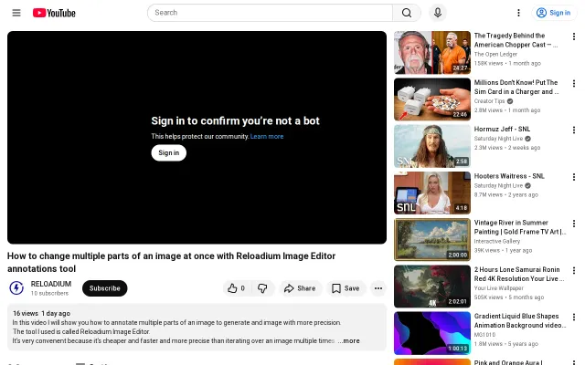 Change multiple parts of an image at once with annotations tool[video]