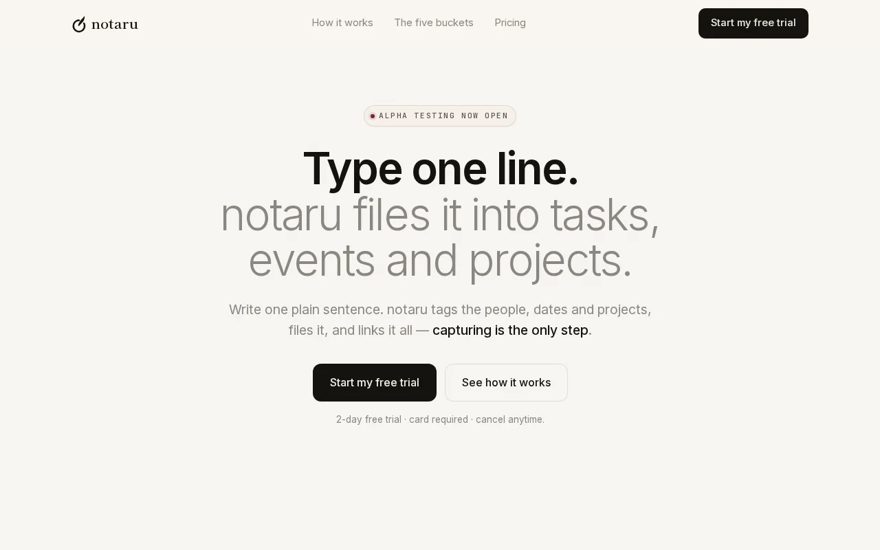 Note management app that sorts and files stuff for the user