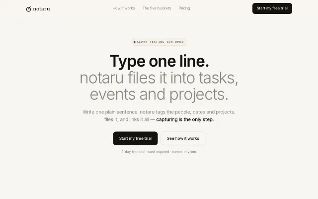 Note management app that sorts and files stuff for the user