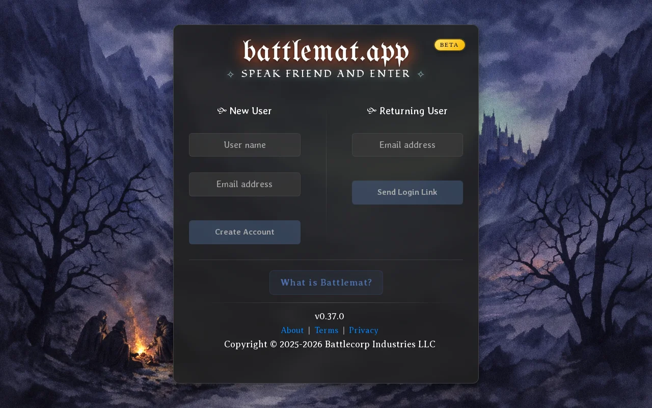 Battlemat, a small and fast virtual tabletop