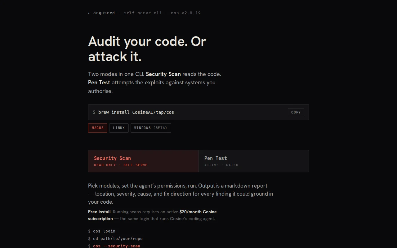 We post-trained a model that pen tests instead of refusing your code