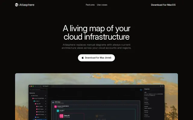 Atlasphere – Live Infrastructure Diagrams