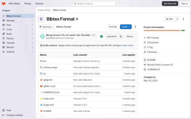 BibTeX-format, and Emacs compatable BibTeX formatter