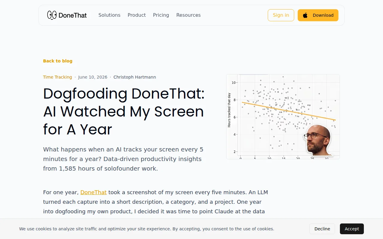AI watched my screen for a year. Weather beat sleep