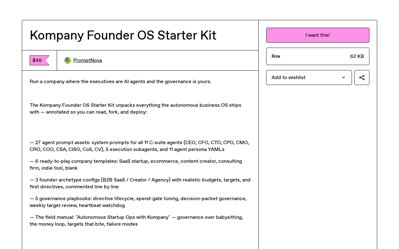 I let an AI C-suite run my company – starter kit from the inside