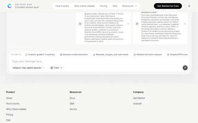 Built a public demo to explore SpaceX's IPO filing using multimodal RAG