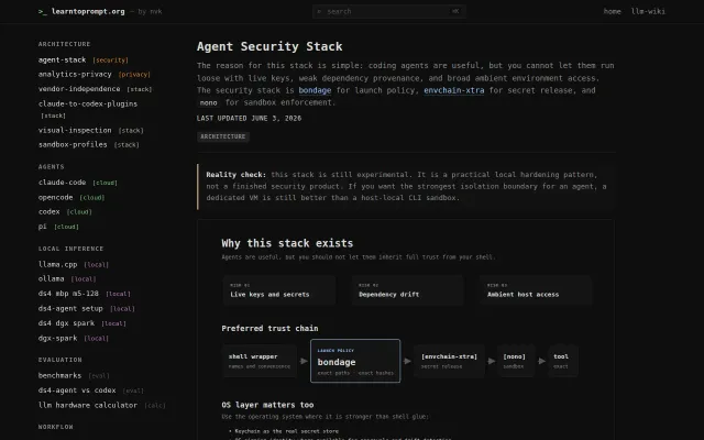 Agent Bondage – Agent Security Stack