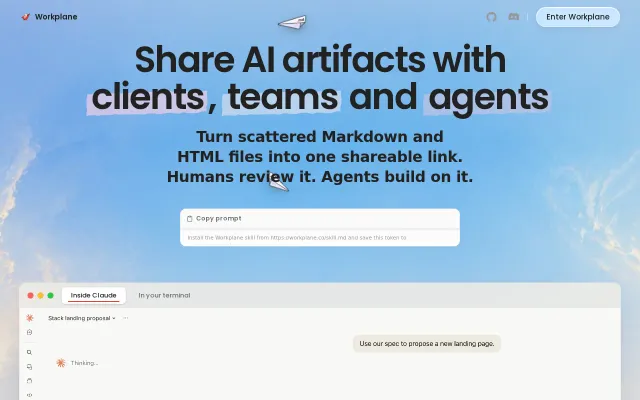 Workplane – collaborative files for agents (and humans)