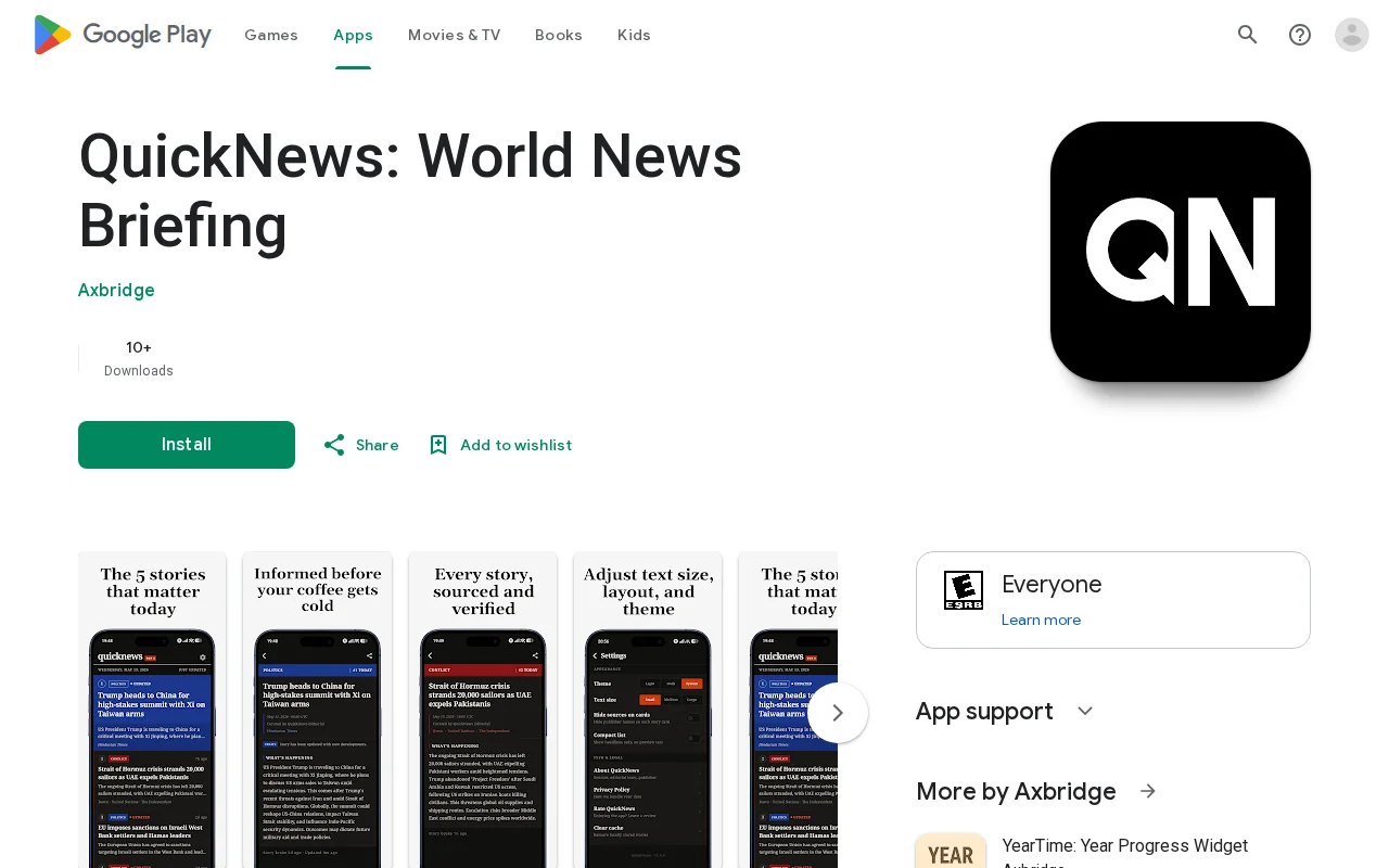 I built a news app that shows you the top stories of the day