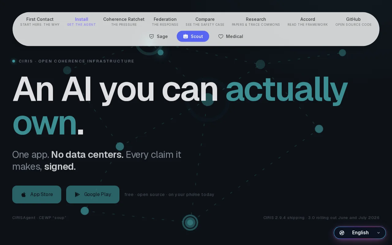 Ciris – an open-source AI agent in 29 languages on iOS and Android