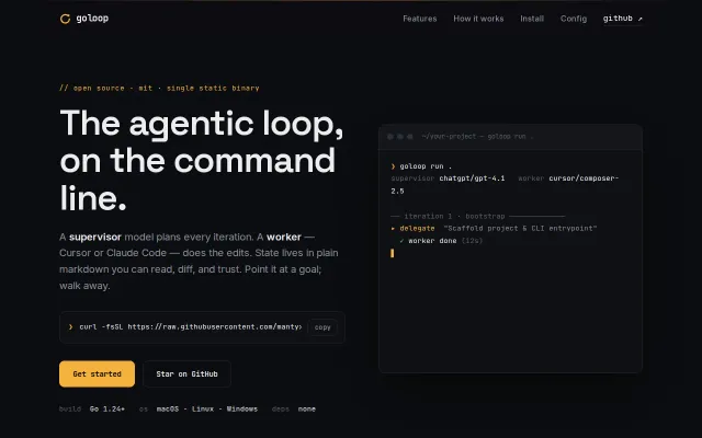 Goloop – An agentic loop on your terminal