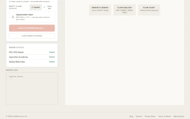 Prior art search engine that resolves patents to claim language ($30)