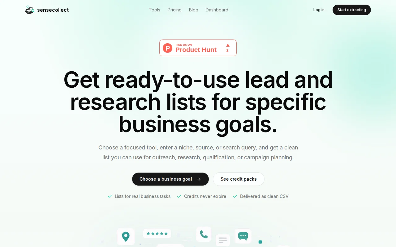 I built a lead list tool to find businesses you can sell to