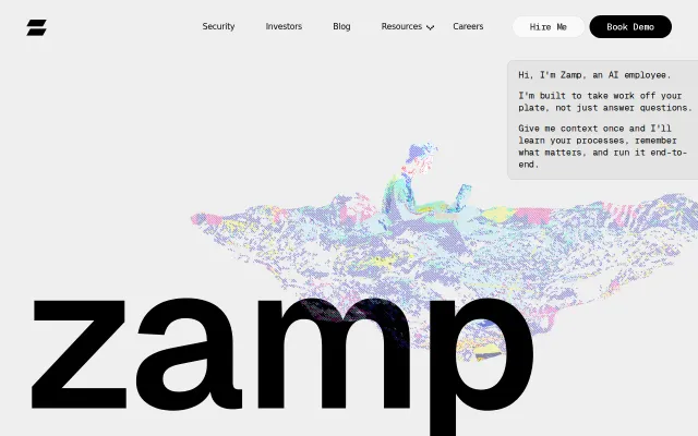 Zamp – AI employee you delegate real enterprise jobs to
