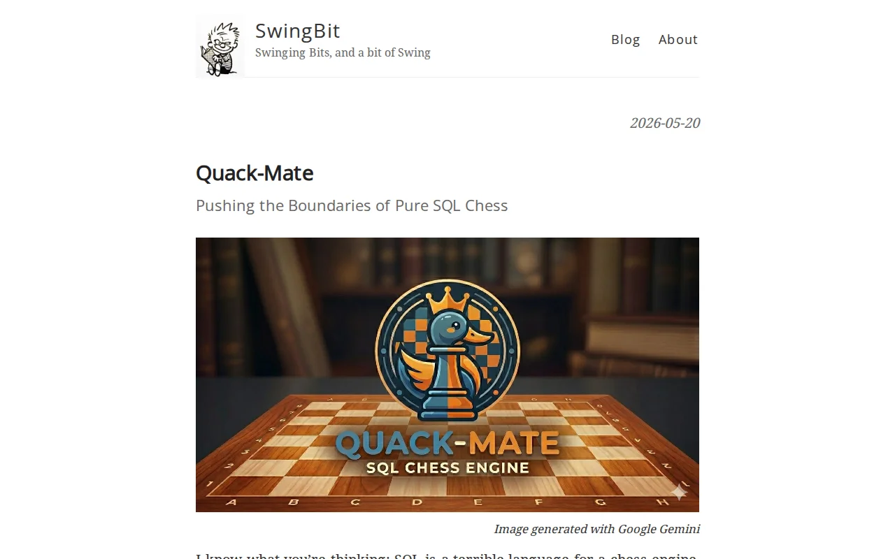 Chess in SQL
