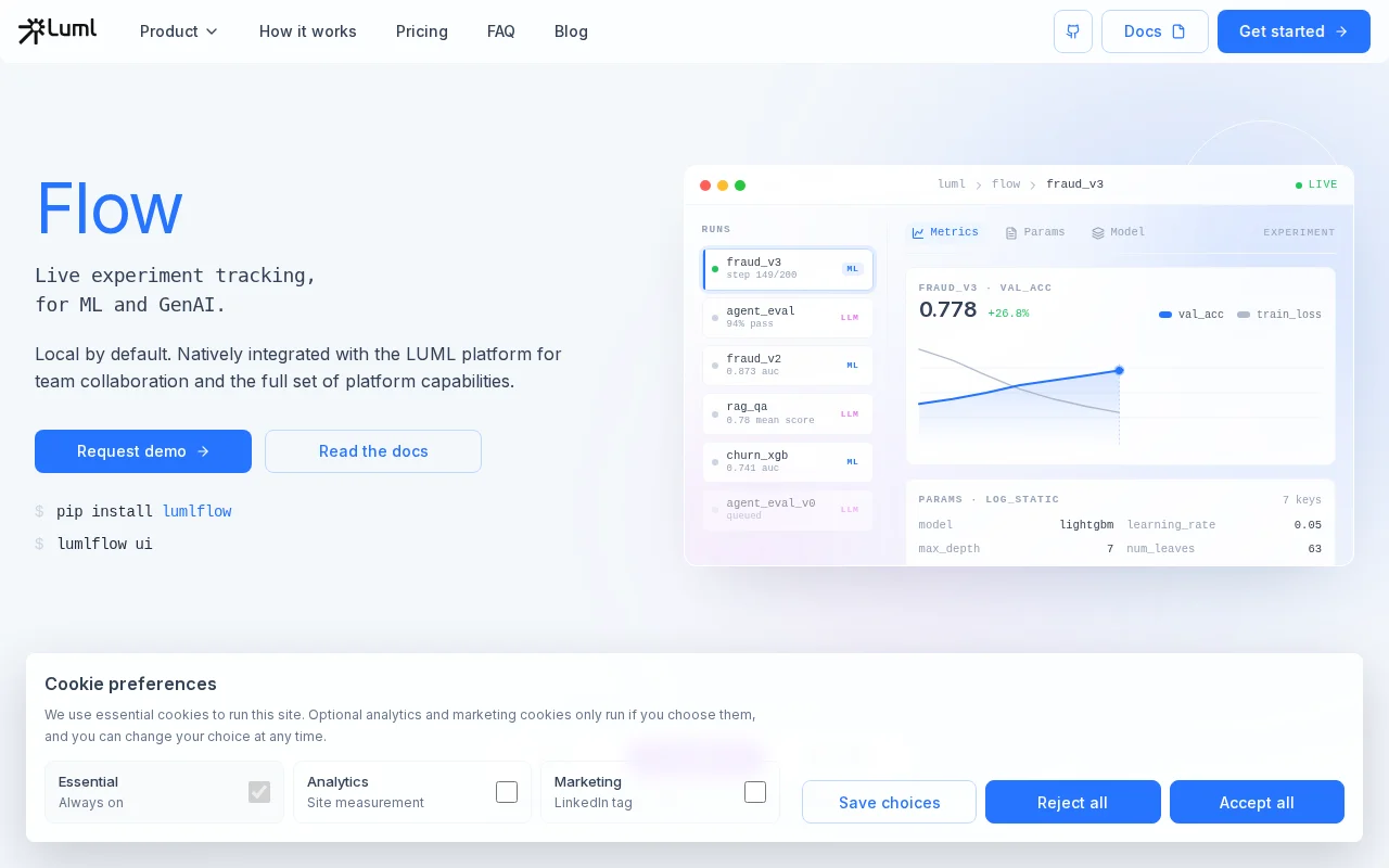 a boring MLFlow replacement