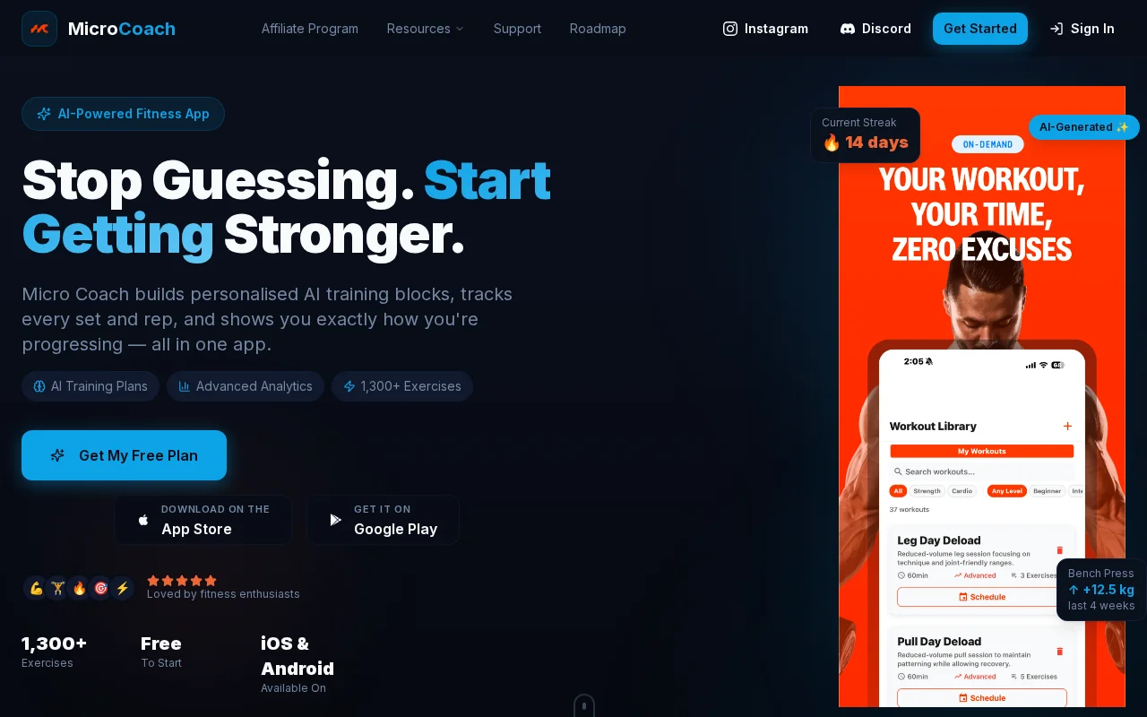 Micro Coach – an AI workout planner built by a former personal trainer