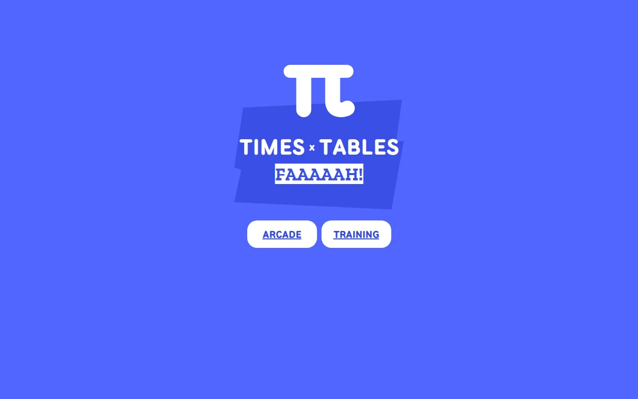 I built a free timestables game for kids